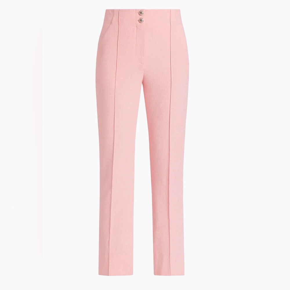 NWOT Veronica Beard Kean Pleated Cropped Trousers size 4